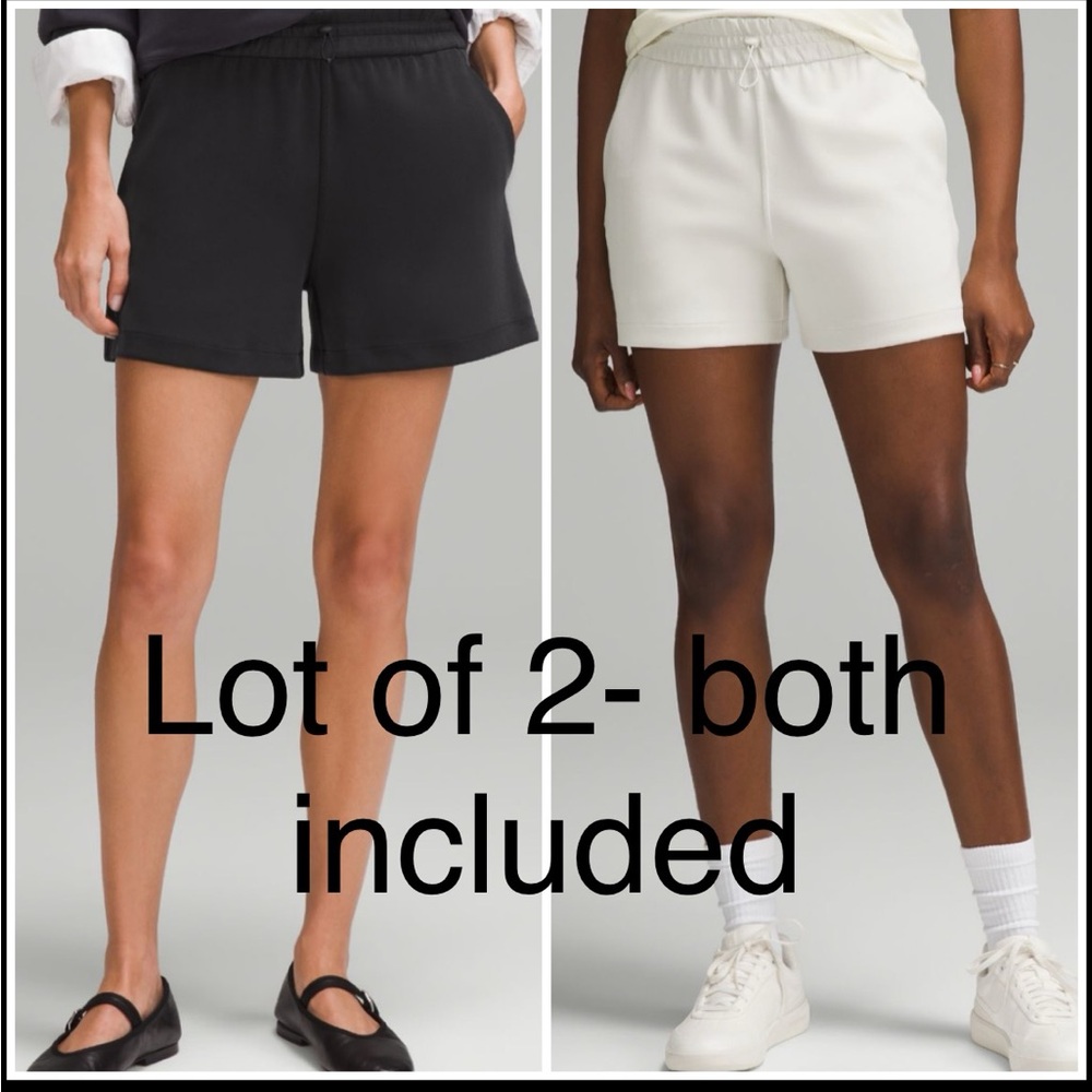 Lululemon Softstreme High Rise Shorts (lot of 2), size 6